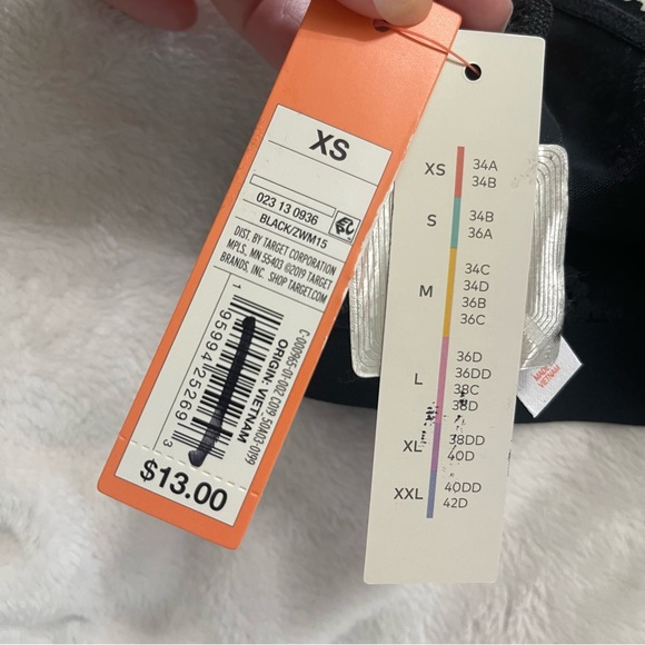 COLSIE BLACK LACE BRALETTE SIZE XS 34A/B NWT - Picture 5 of 6